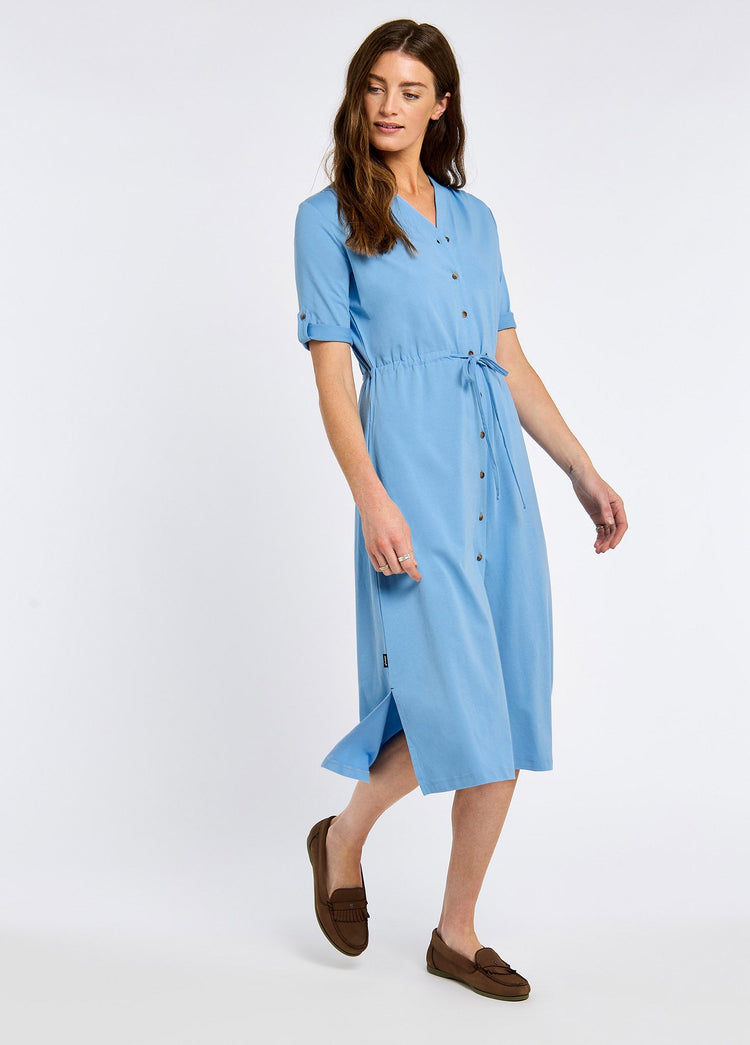 Robe chemise midi Hanlon - Azure