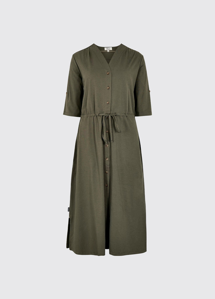 Robe chemise midi Hanlon - Kelp