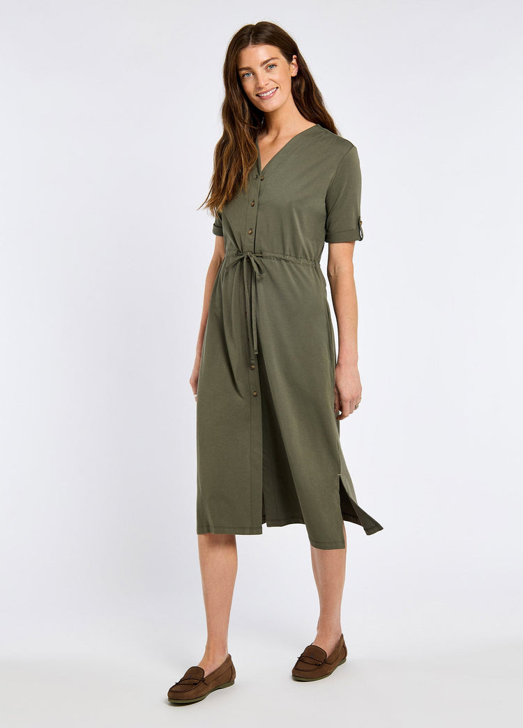 Robe chemise midi Hanlon - Kelp