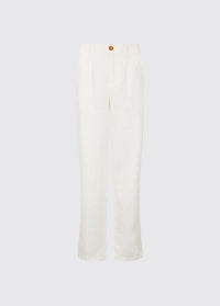 Kelby Ladies' linen trousers - White