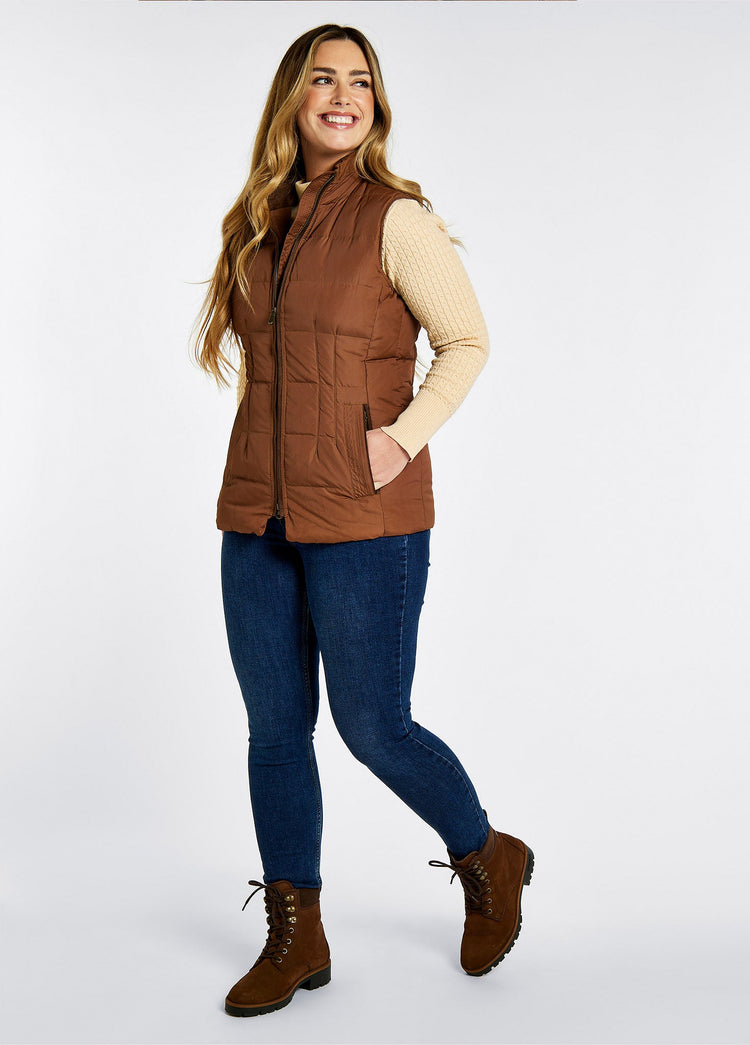 Strokestown Ladies' Lace Up Ankle Boot - Walnut