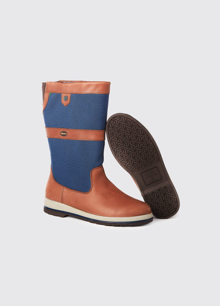 Shamrock ExtraFit™ Damen Segelstiefel - Navy/Brown