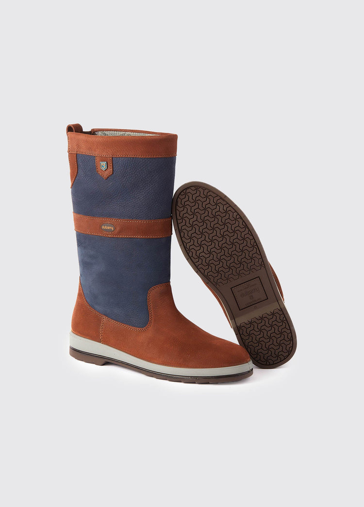 Ultima ExtraFit™ Damen Segelstiefel - Navy/Brown