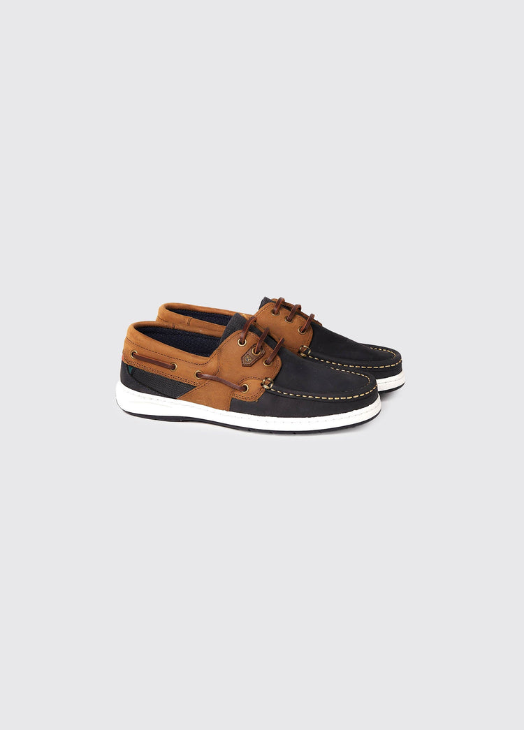 Auckland Women's Boat Shoe - Denim/T