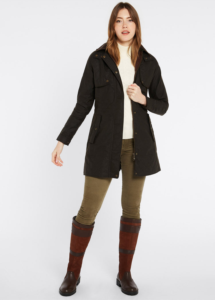 Manteau ciré Radford Femme - Verdigris